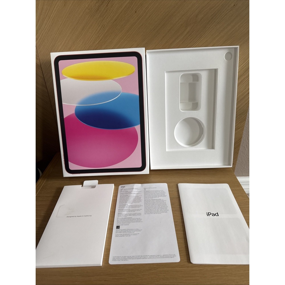 Apple iPad 11th Generation Pink 256GB A3354 (A16) Wifi 2025 (EMPTY BOX ONLY)